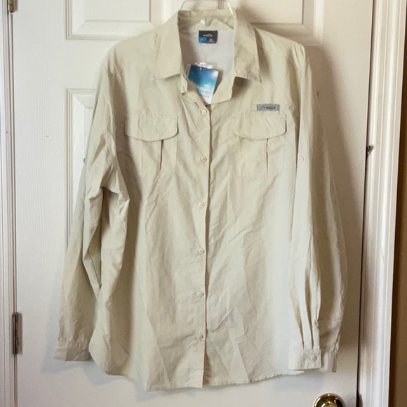 Willit Fishing Hiking Outdoor Women’s UPF 50+ Long Sleeves Shirt Size X-Large - Picture 3 of 16